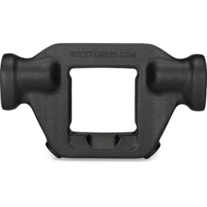 Rock Tamers 2.5-inch hub front view for mudflap system replacement with durable finish.