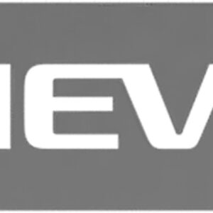 Front view of Chevrolet-branded mudflap trim plate, showcasing the clean logo design.