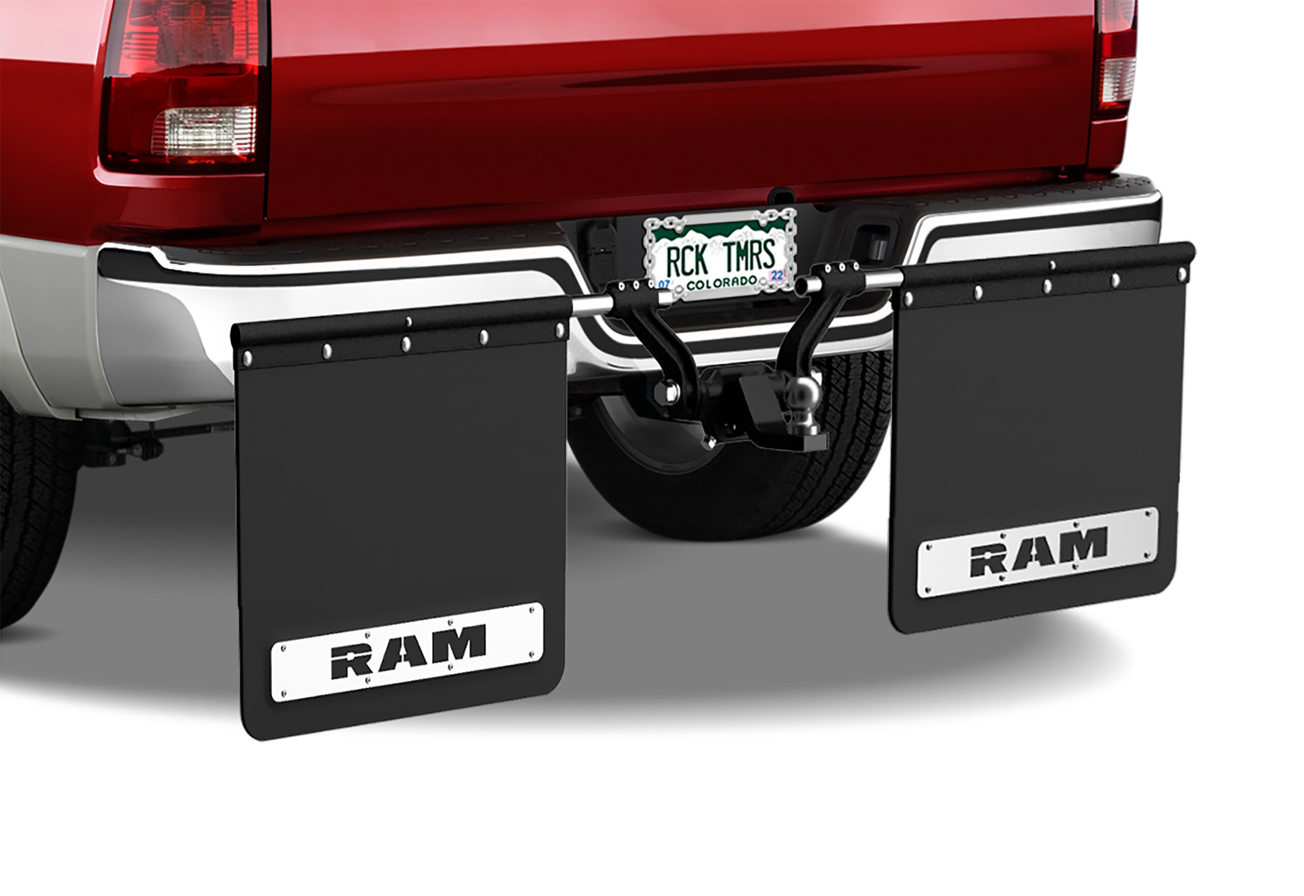 RAM Mudflap Trim Plates, 2 Pack