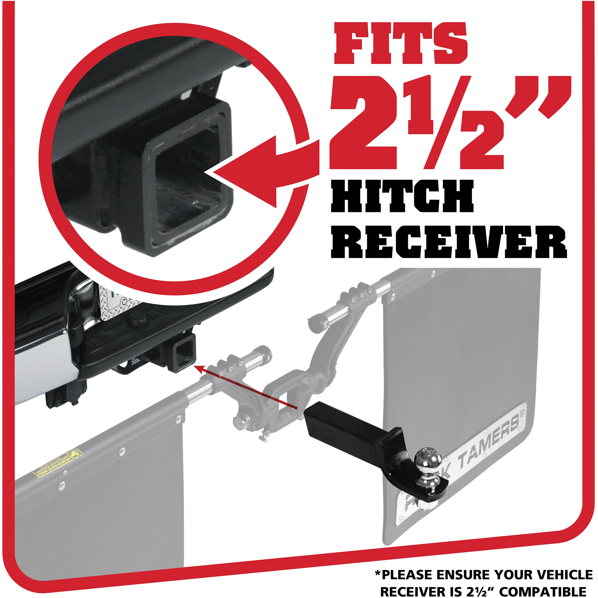 Rock Tamers 00110 Mudflap System (for 2.5″ Hub)