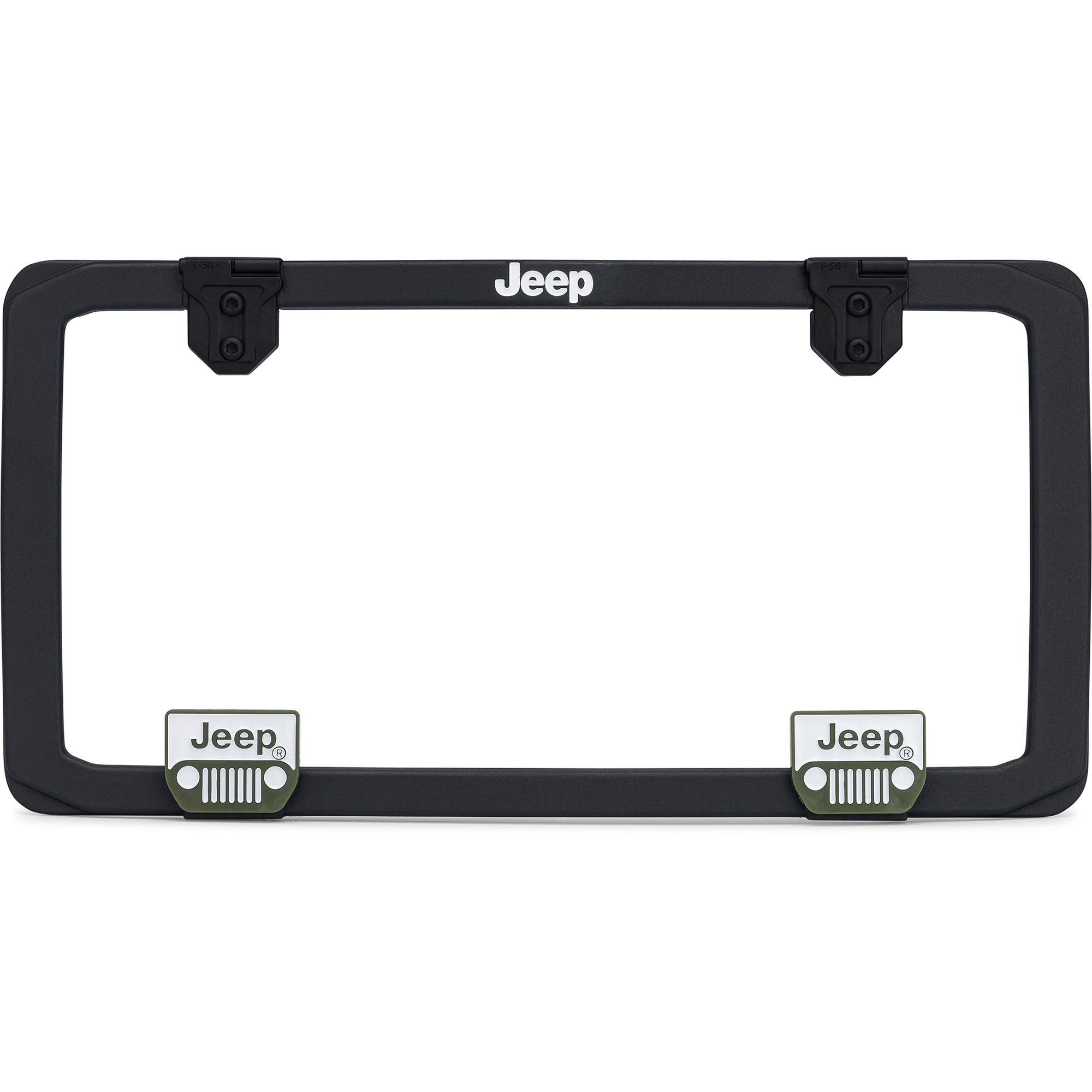 Jeep License Plate Frame, Matte Black