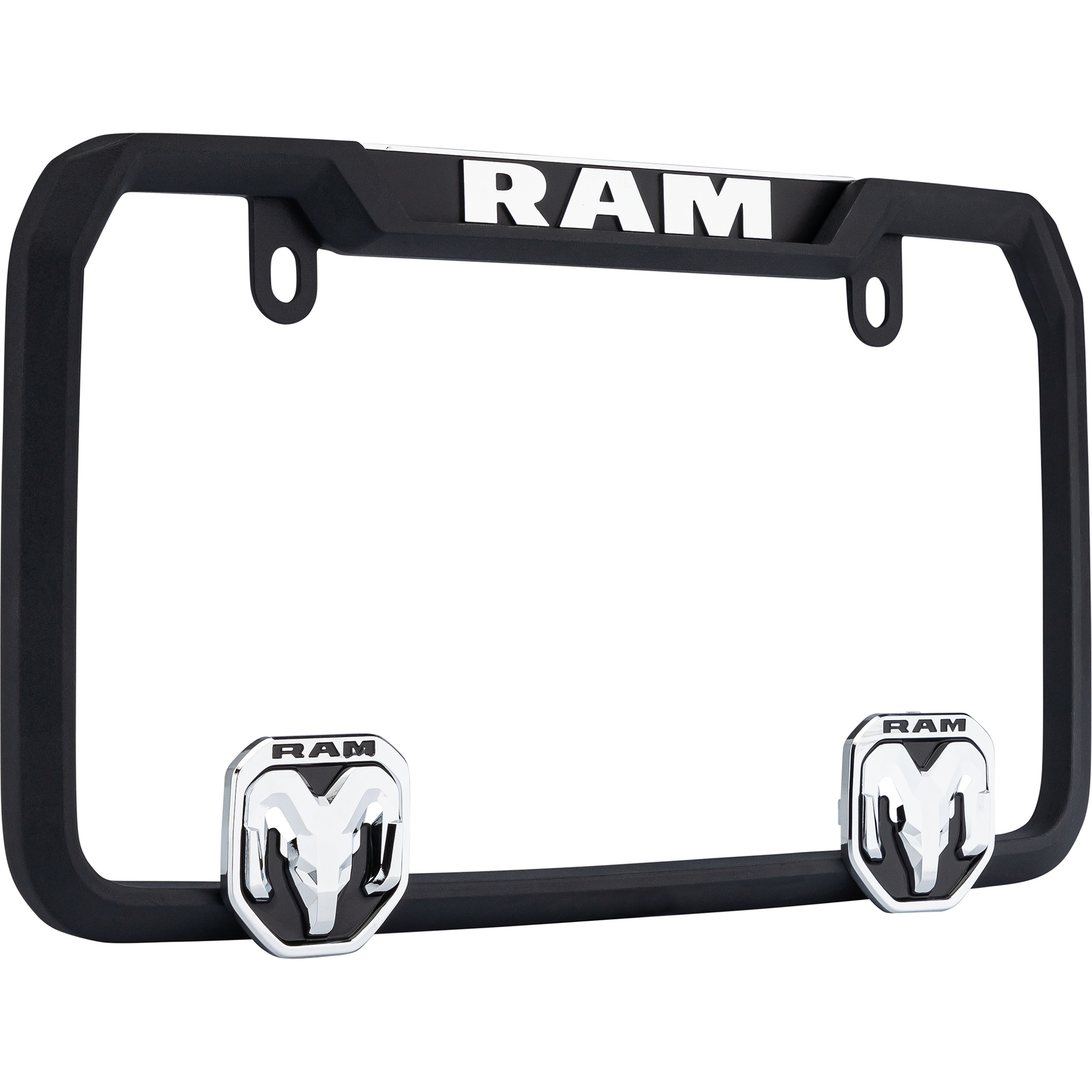 RAM License Plate Frame, Matte Black