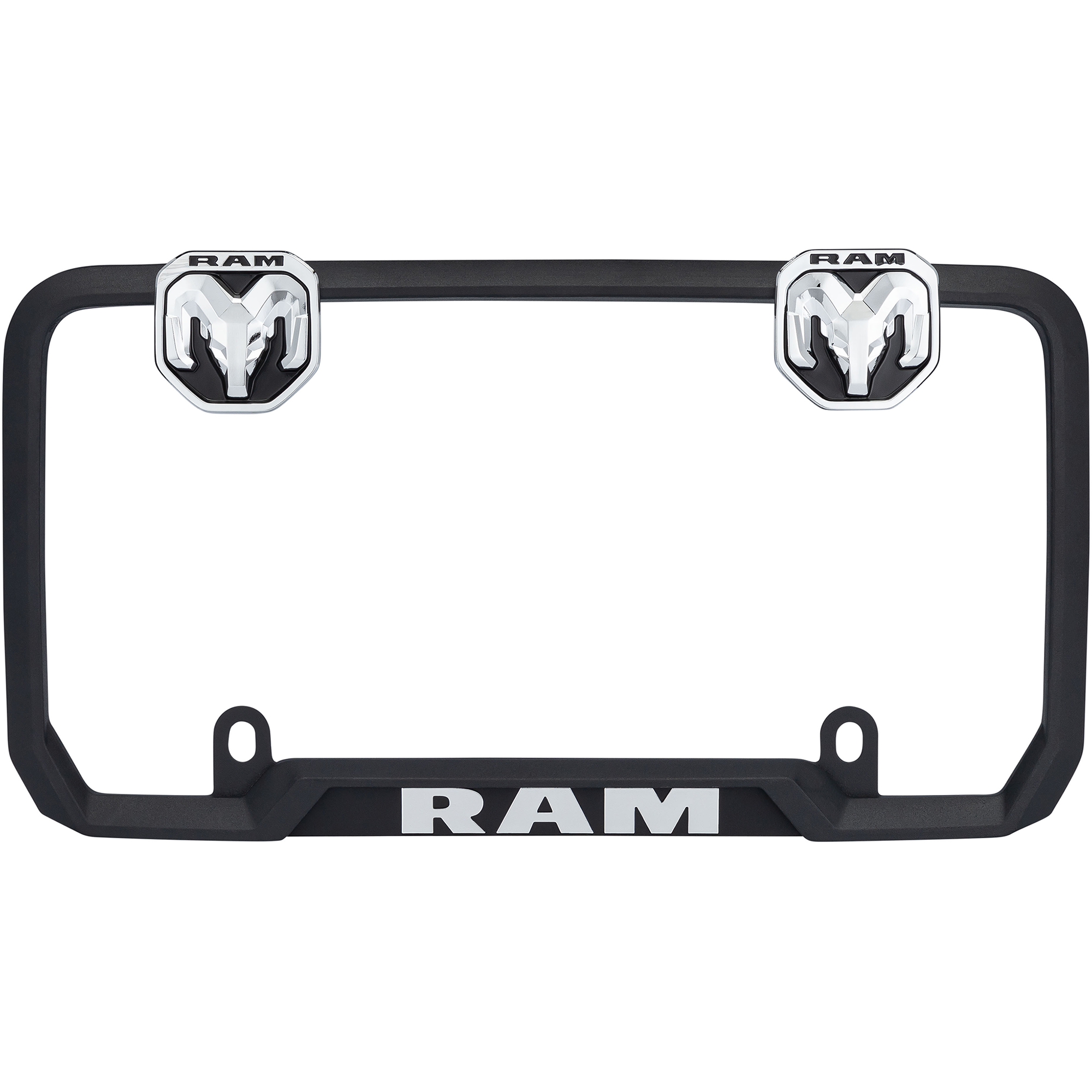 RAM License Plate Frame, Matte Black