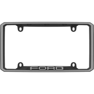 Cruiser Accessories Ford license plate frame in black, front view