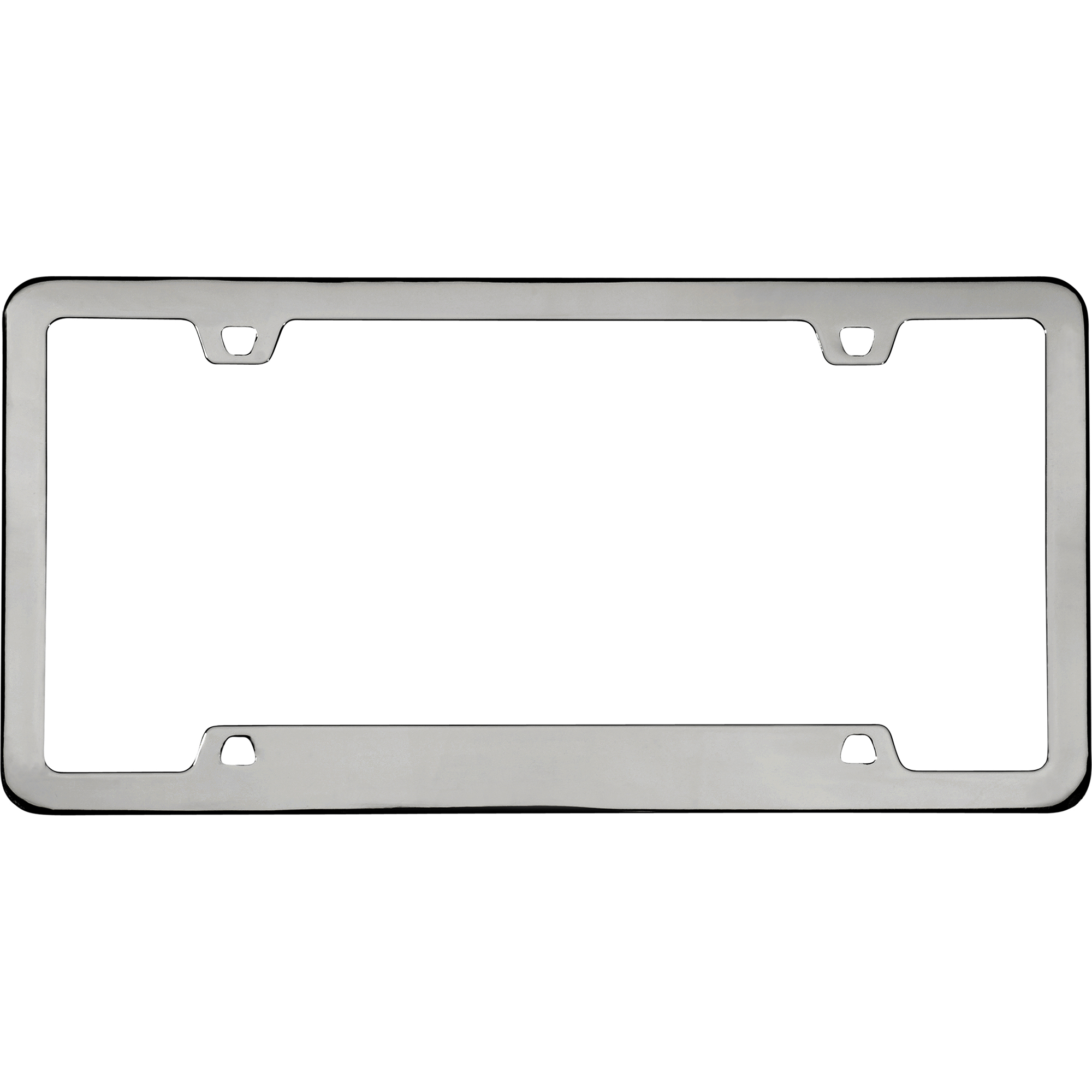 Neo Sport License Plate Frame, Black Chrome