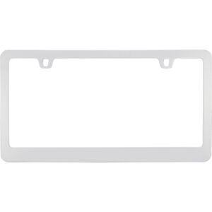 Cruiser Accessories Neo classic license plate frame in chrome, front view