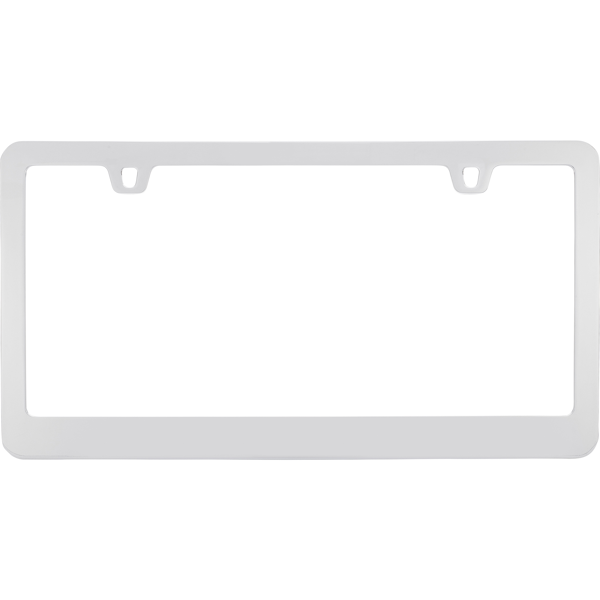 Neo Classic License Plate Frame, Chrome