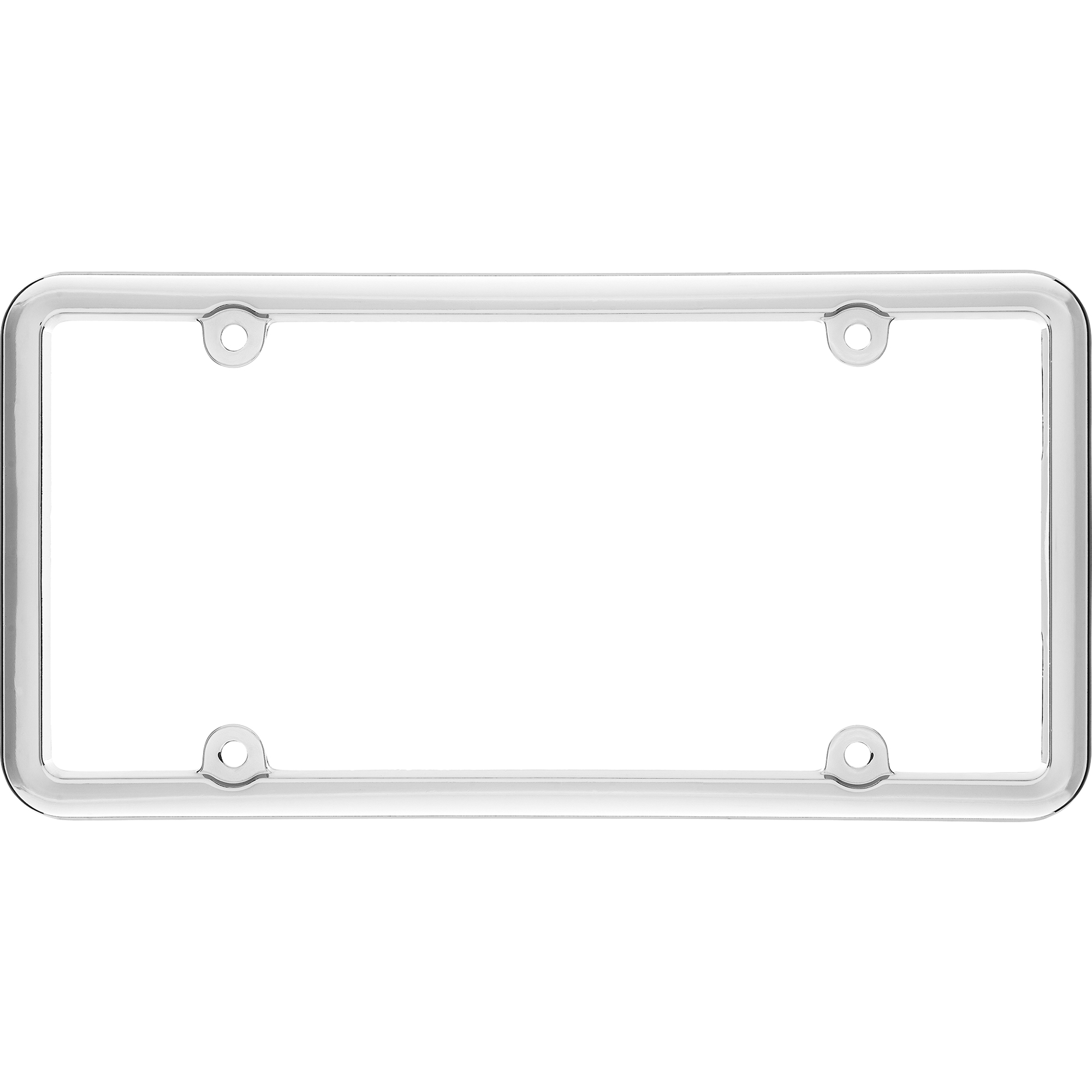 Classic Lite License Plate Frame, Chrome