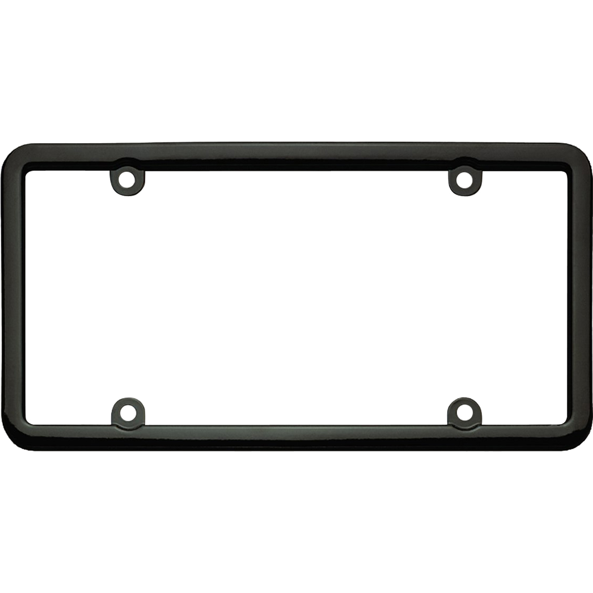 Classic Lite License Plate Frame, Black