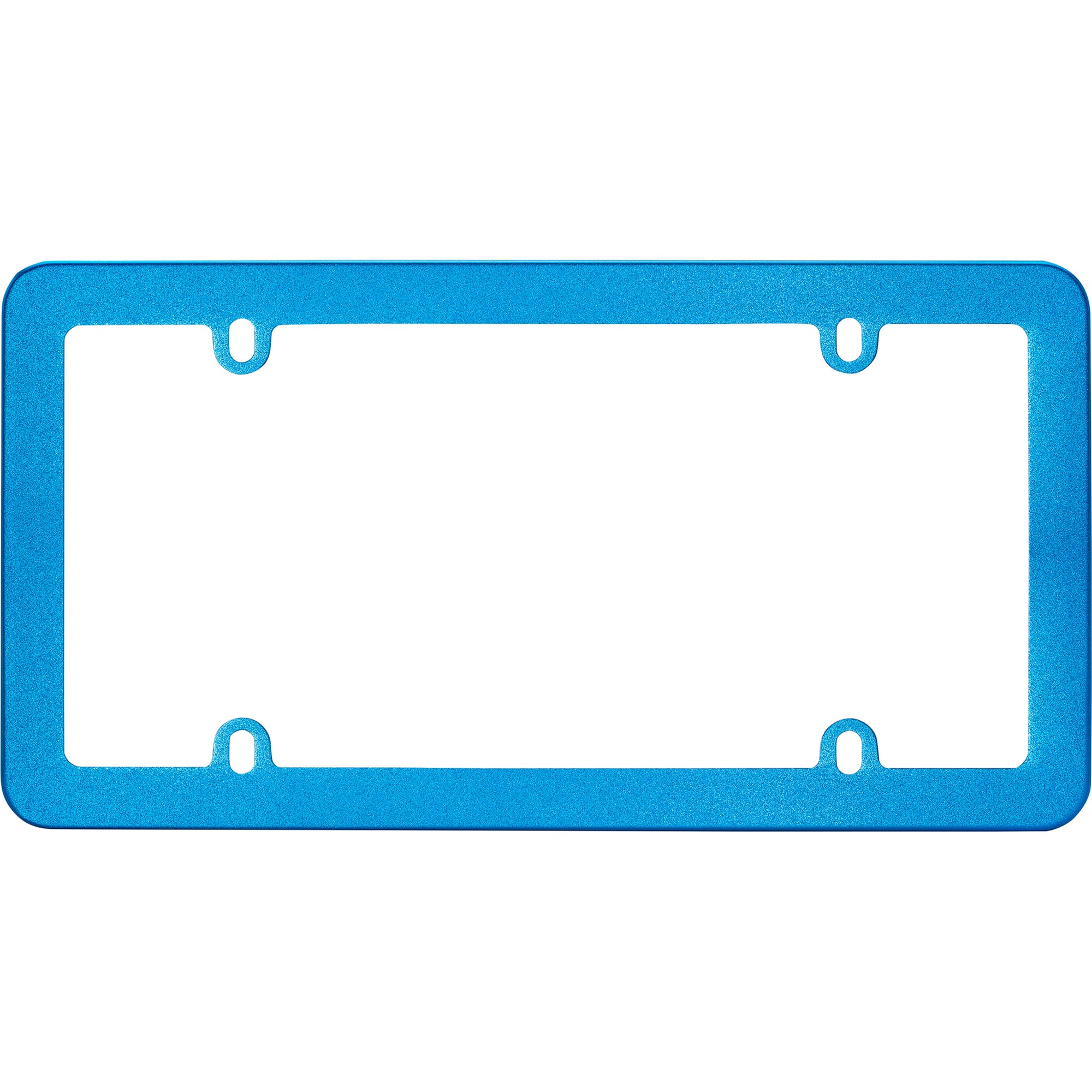 Anodized License Plate Frame, Blue