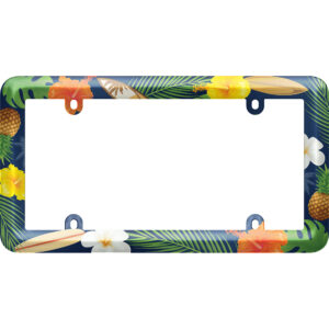 Cruiser Accessories Tropics license plate frame, front view