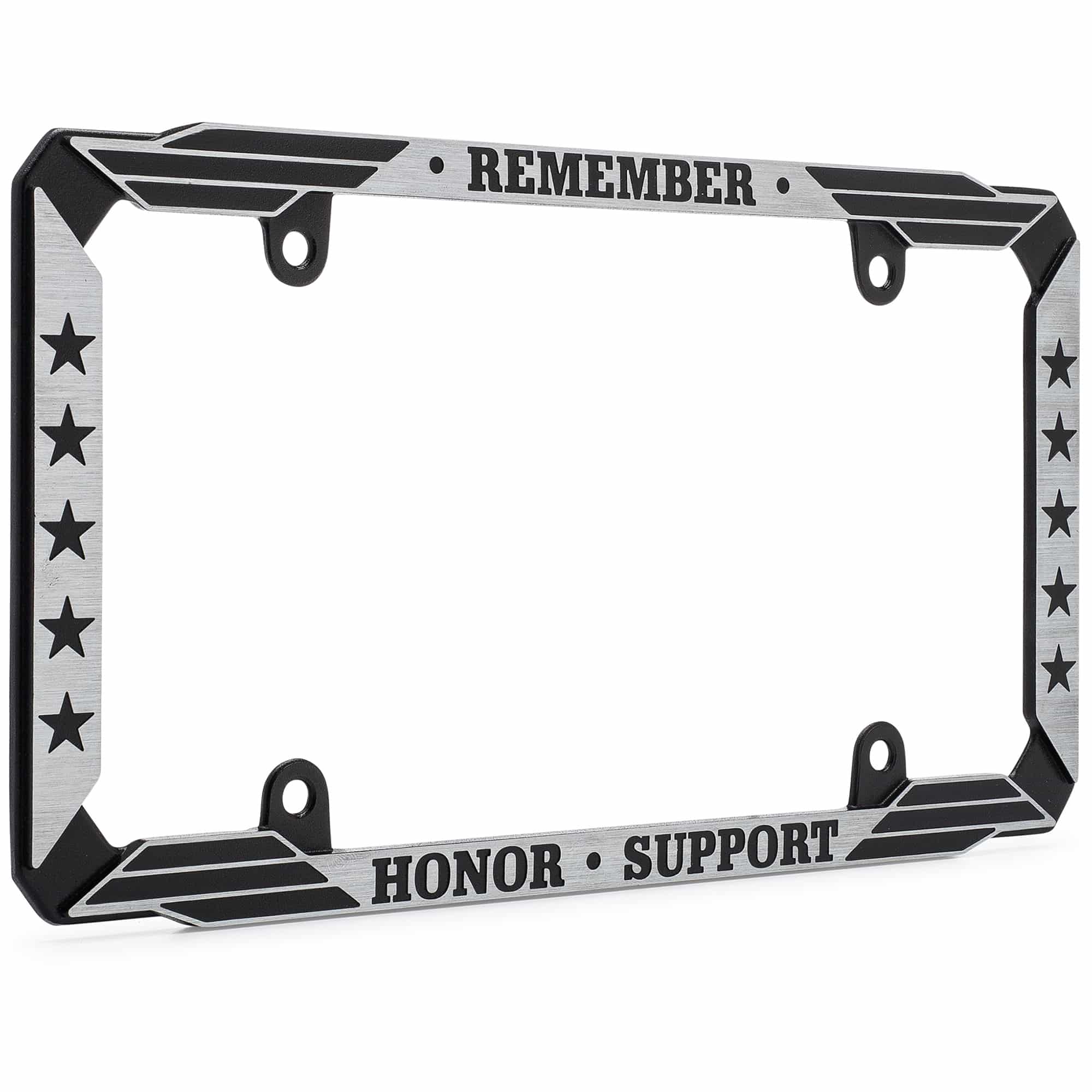 Military Appreciation License Plate Frame, Black