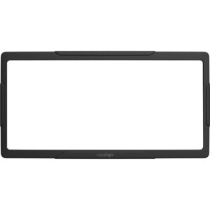 Cruiser Accessories Silicone license plate frame in black, front view