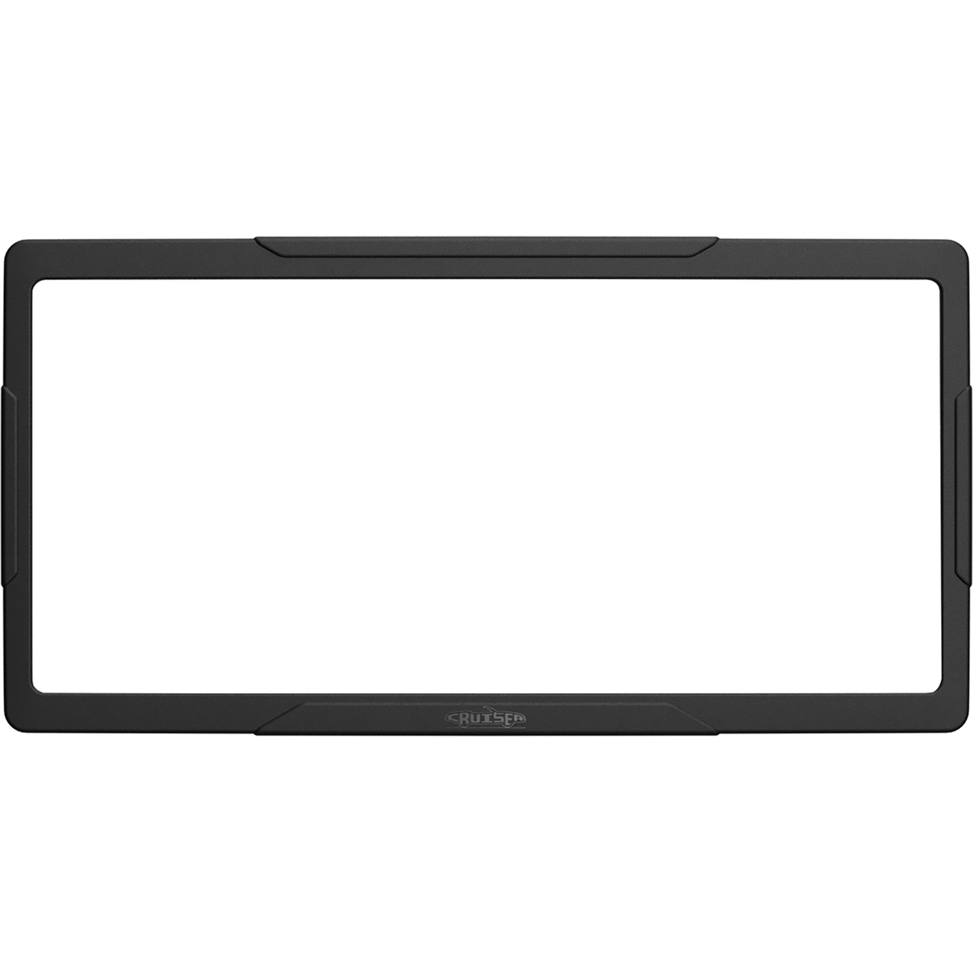 Silicone License Plate Frame, Black