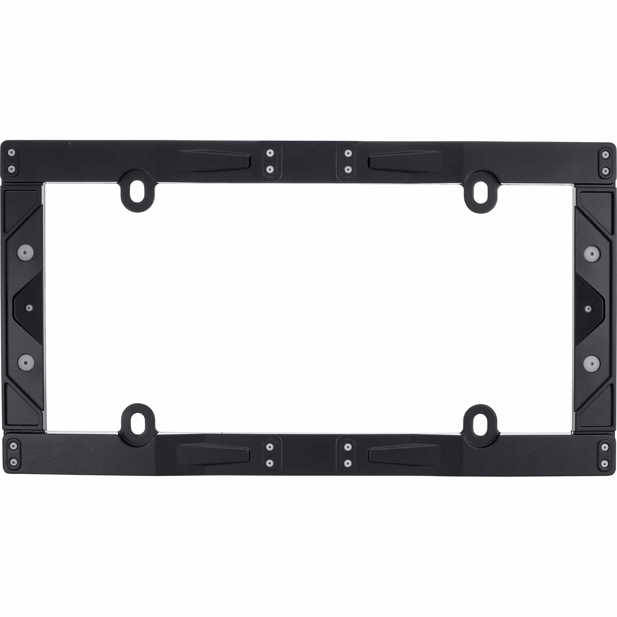 Industrial License Plate Frame, Matte Black
