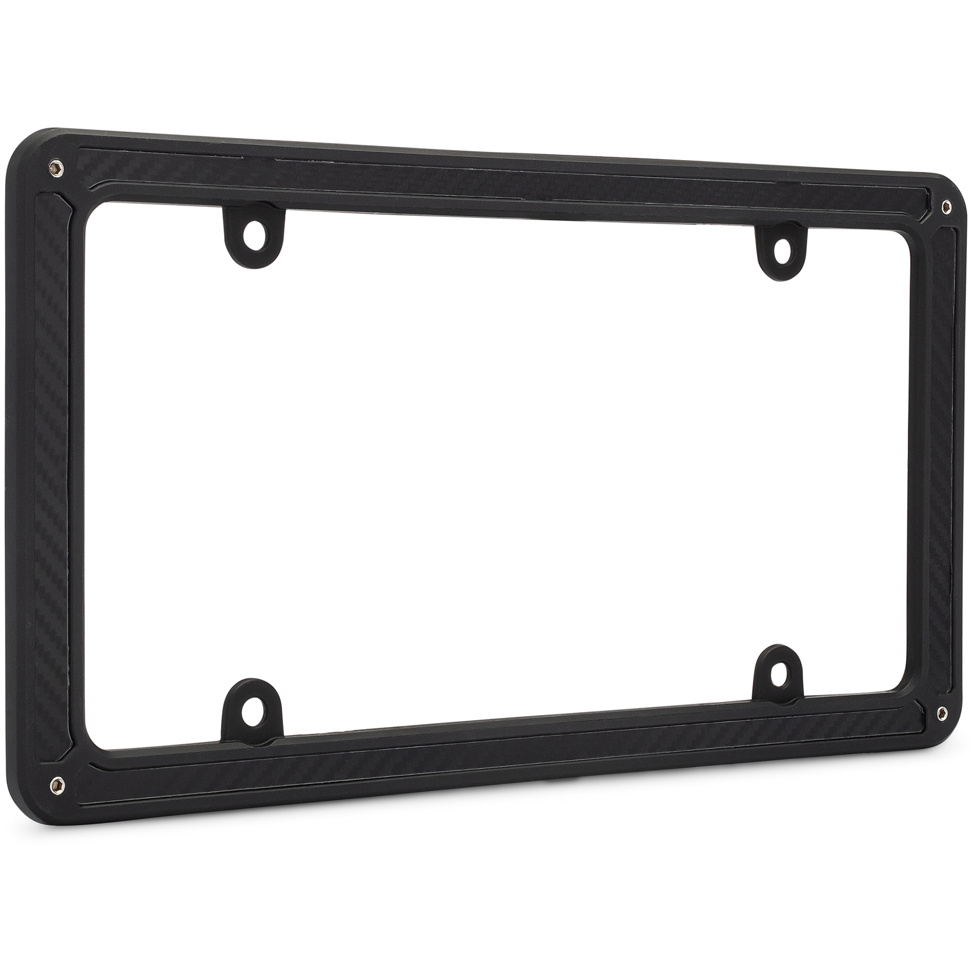 Ballistic License Plate Frame, Black