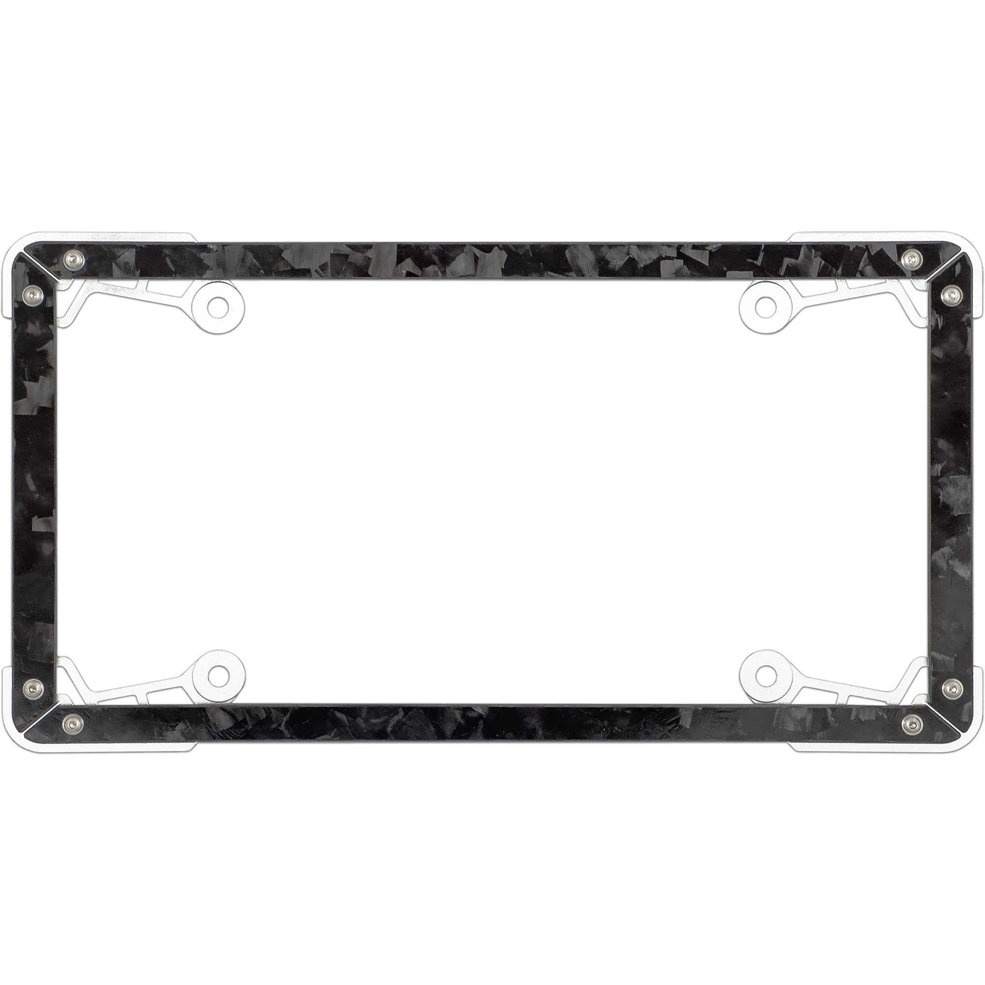 Forged Carbon Fiber License Plate Frame