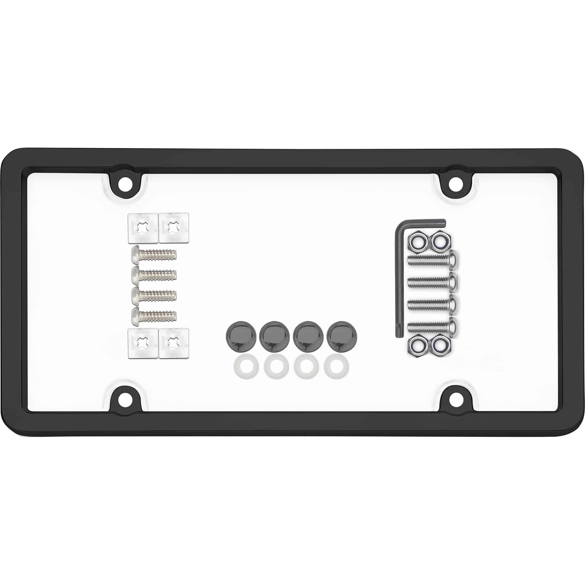 Ultimate Tuf Combo Frame with Shield, Black/Clear