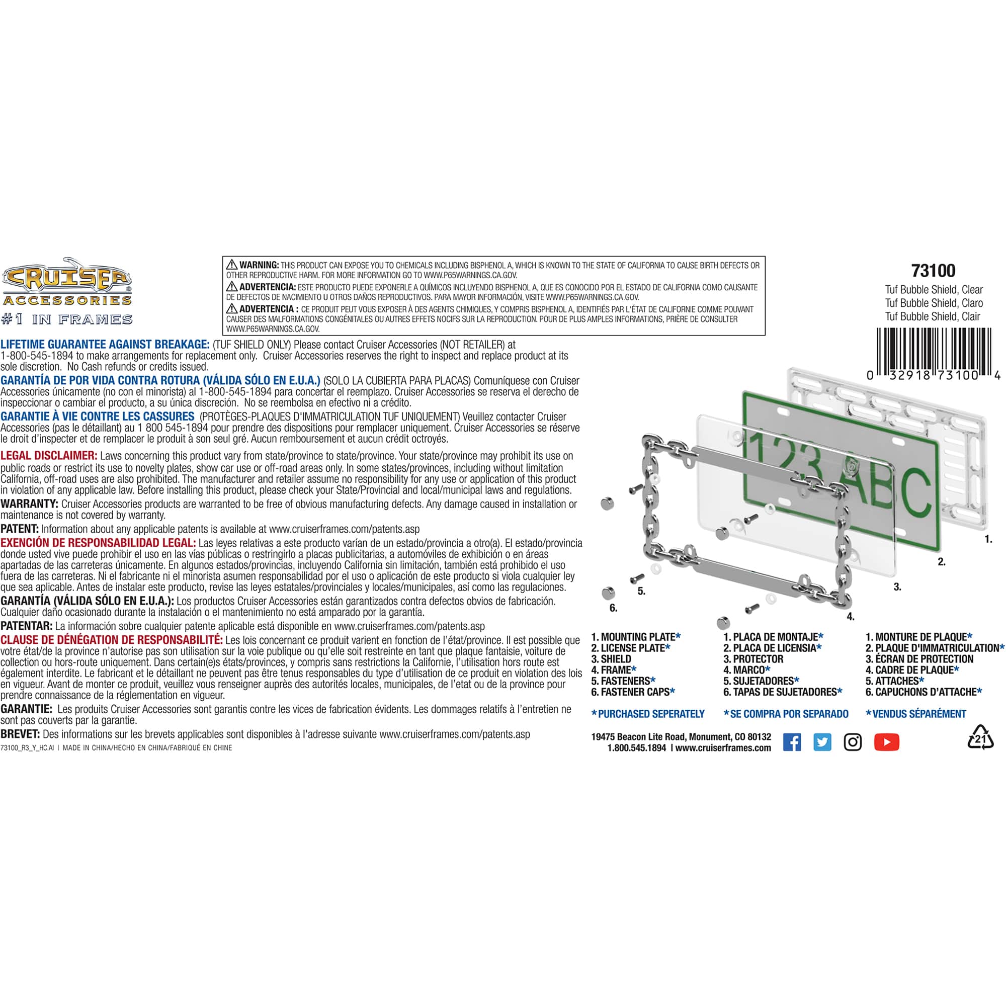 Tuf Bubble Shield, Clear