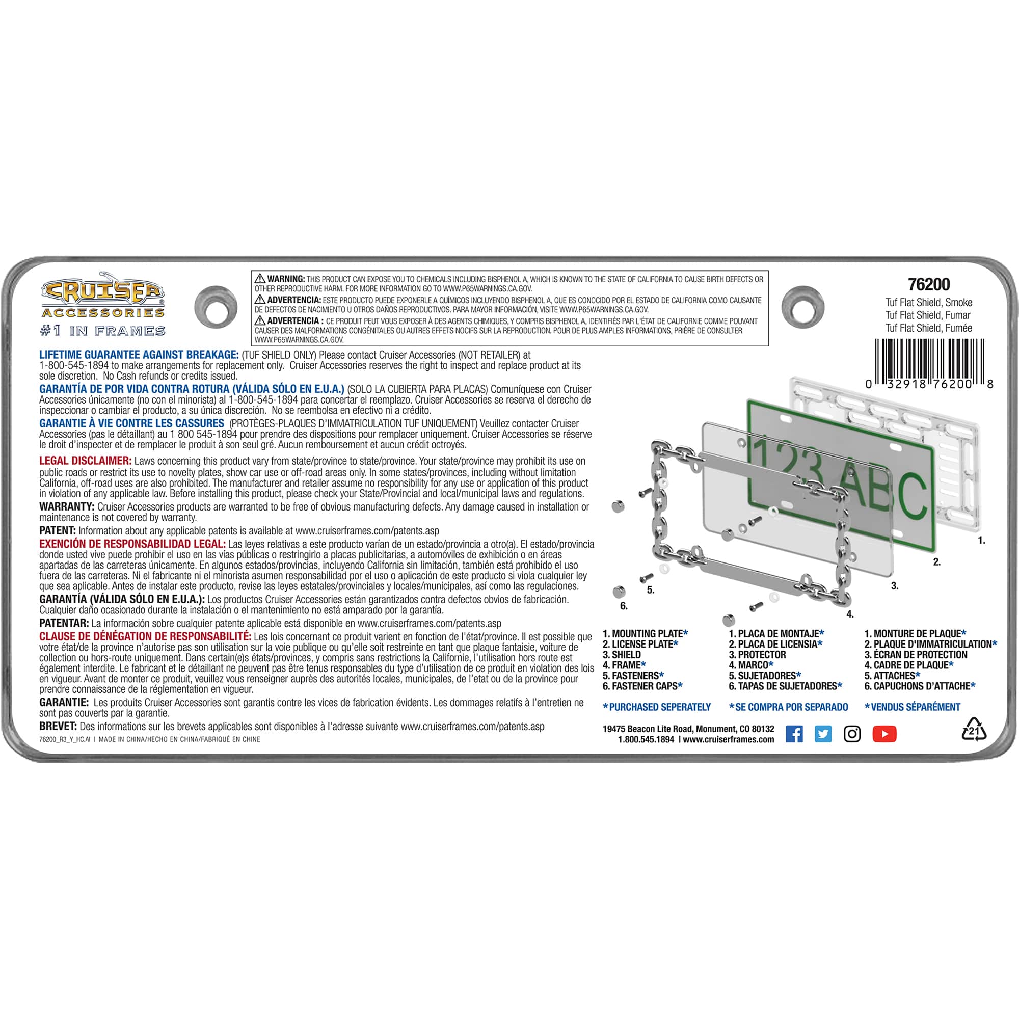 Tuf Flat Shield, Smoke