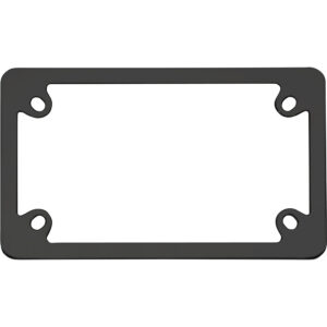 Cruiser Accessories Neo motorcycle license plate frame in black, front view