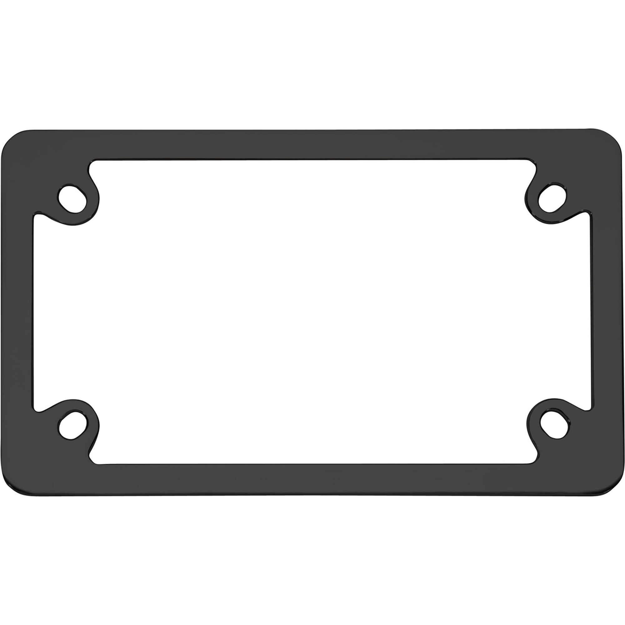 Neo Motorcycle License Plate Frame, Matte Black