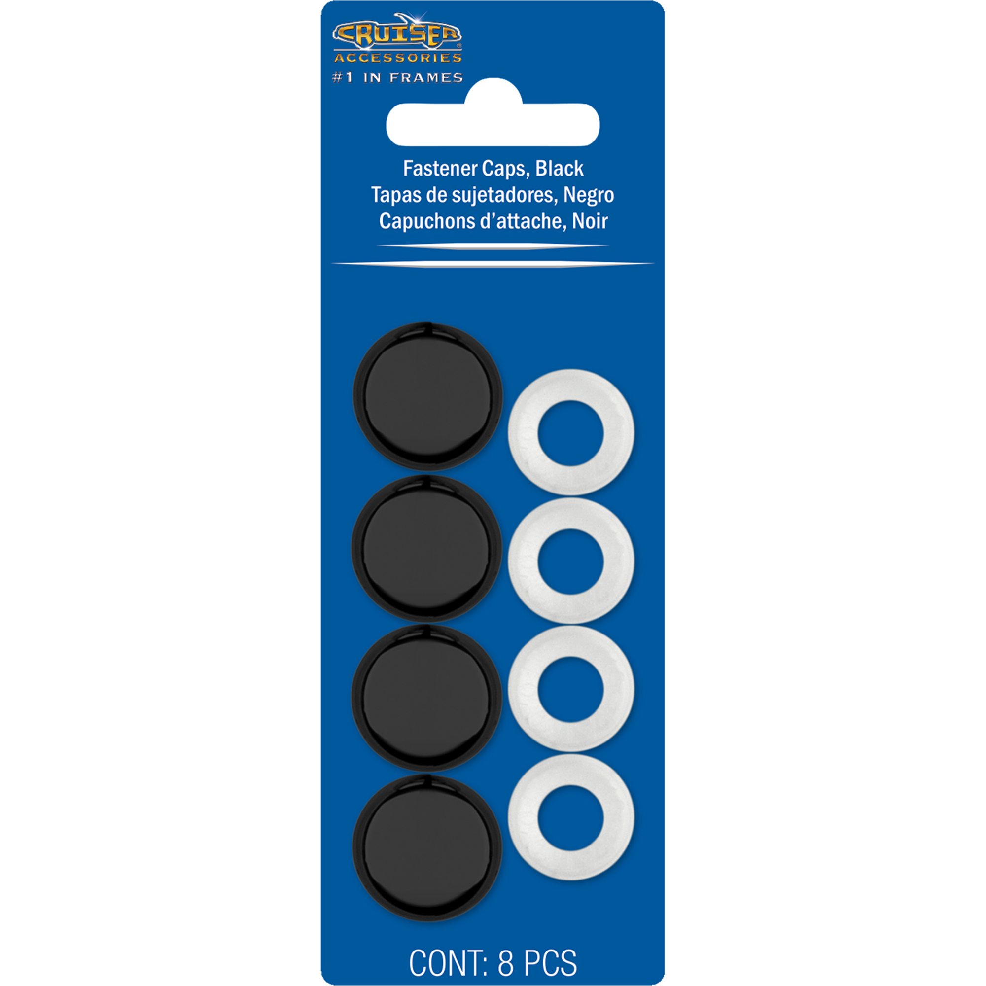 Black Fastener Caps