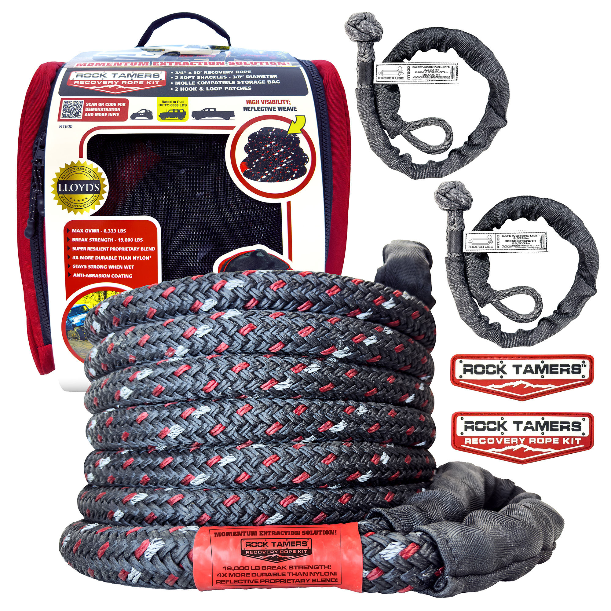 Rock Tamers Recovery Rope Kit