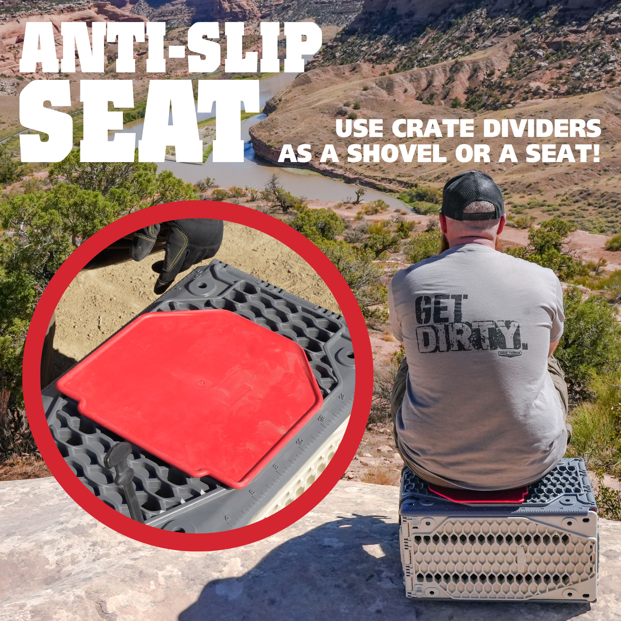 ROCK TAMERS TRACTION CRATE